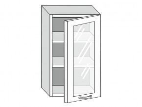 19.50.3 Шкаф настенный (h=913) на 500мм с 1-ой стекл. дверцей в Тавде - tavda.magazin-mebel74.ru | фото