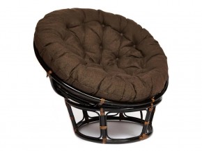 Кресло Papasan 23/01 W с подушкой Antique brown, ткань Коричневый в Тавде - tavda.magazin-mebel74.ru | фото