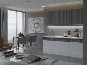 Кухонный гарнитур Оливия 2000 Графит софт МГ в Тавде - tavda.magazin-mebel74.ru | фото