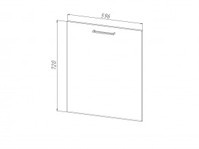 П 60 Комплект для посудомоечной машины 600 мм (цоколь + фасад) ЛДСП в Тавде - tavda.magazin-mebel74.ru | фото